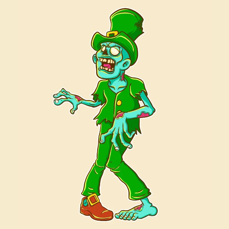 St Patrick Irischer Zombie