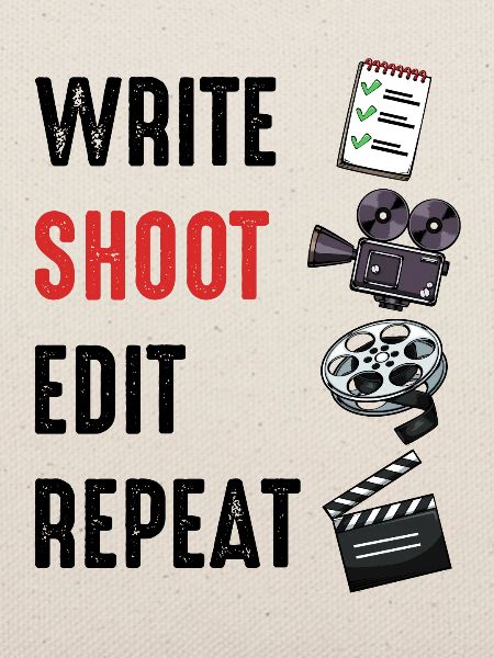 Filmdreh-Set: Reel & Klappe