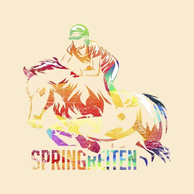 Springreiten Springreiter Geschenk