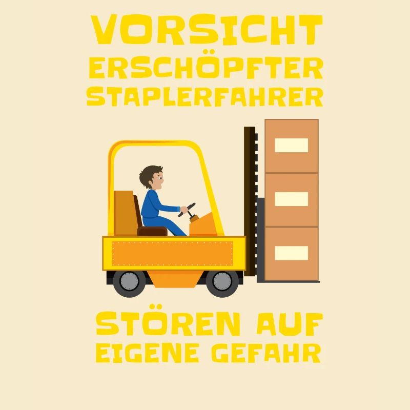 Staplerfahrer Und Paketen - Gabelstapler