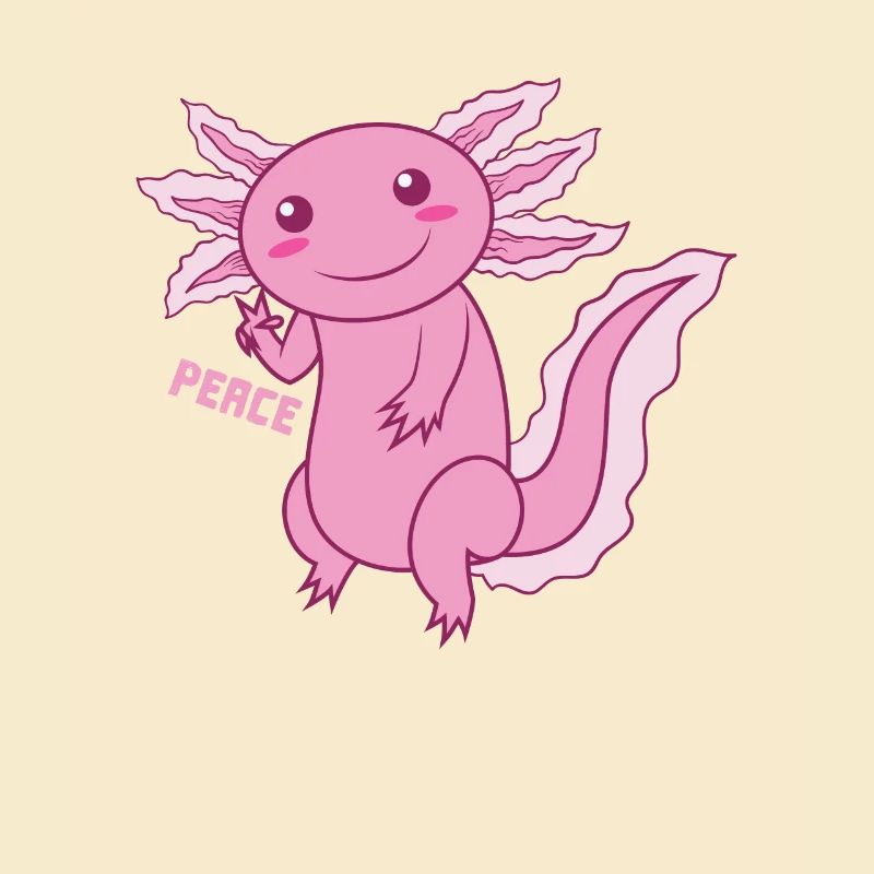 Axolotl "PEACE"