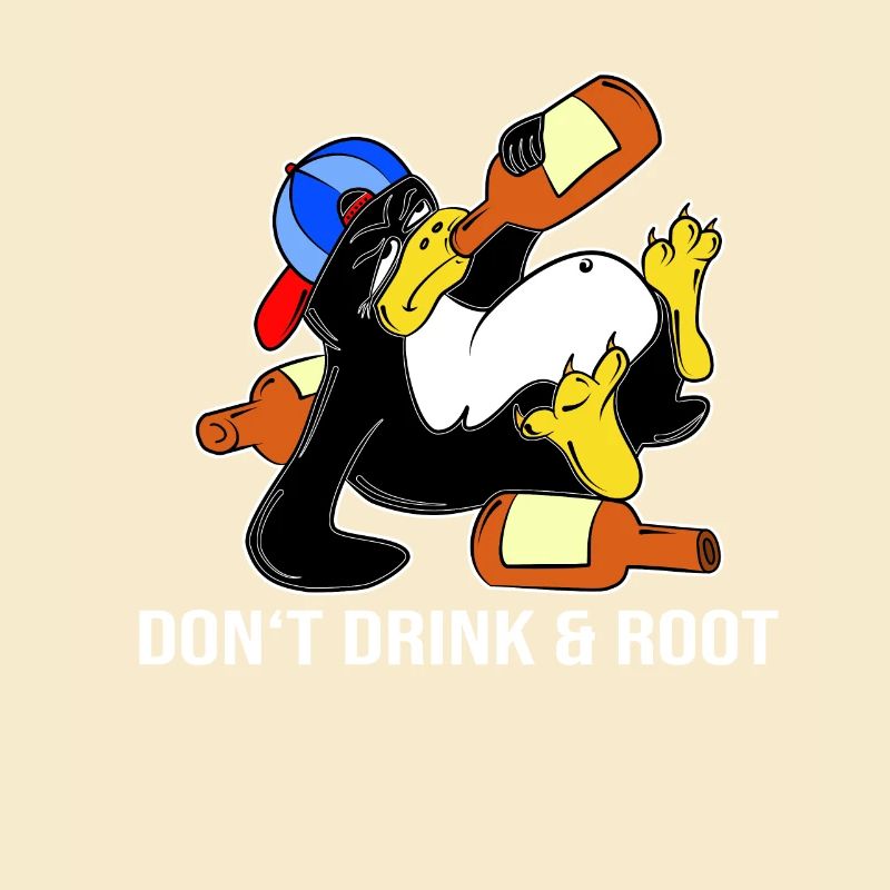 Linux Pinguin Sudo Admin Lustig Informatik PC Nerd