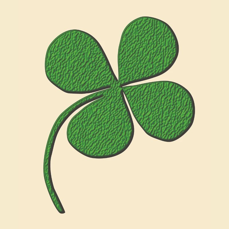 Cloverleaf fourblaettrig 3d