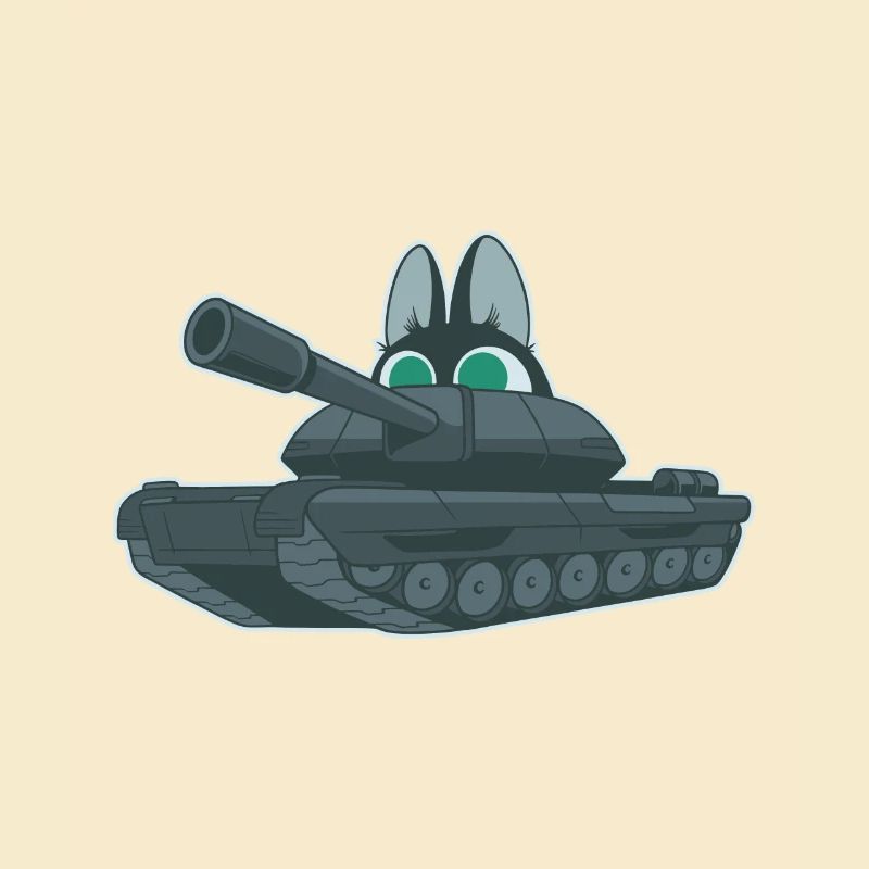 Panzer Katze Funny