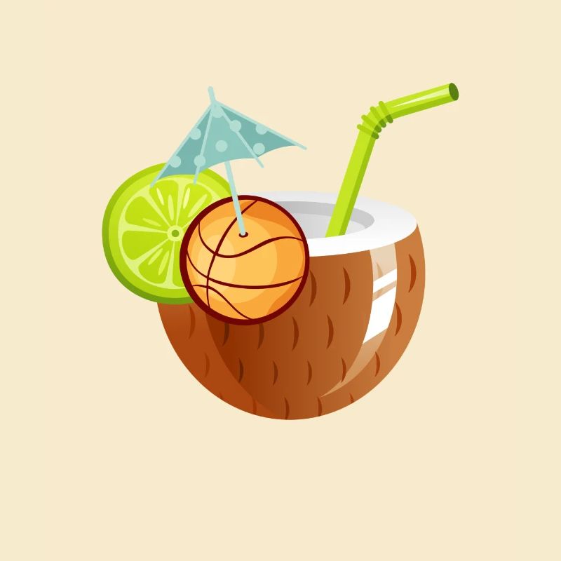 Noix de coco de basket