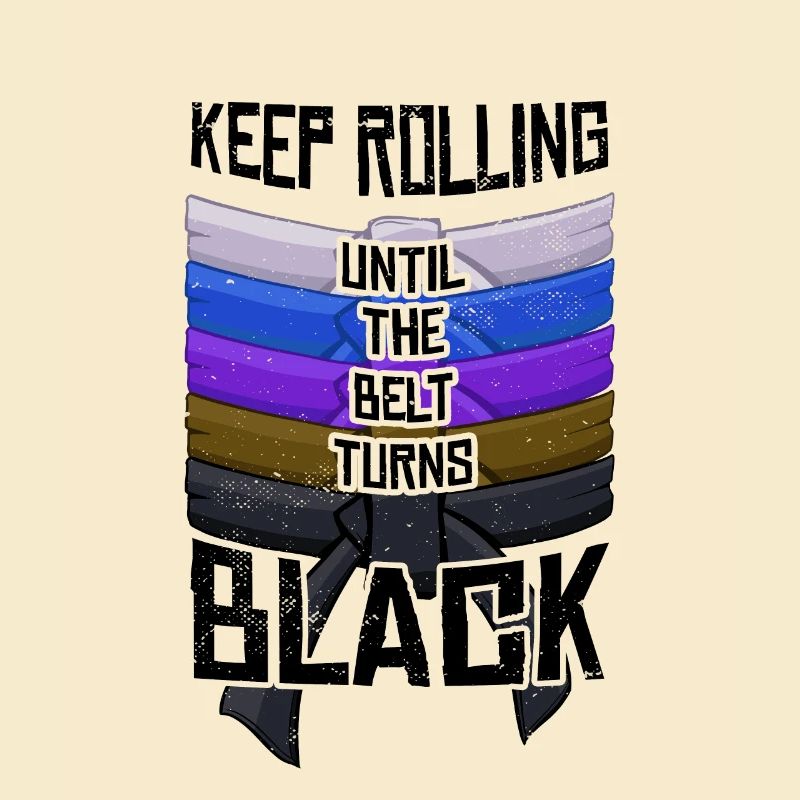 Le Jiu-Jitsu brésilien Keep Rolling Belt devient noir
