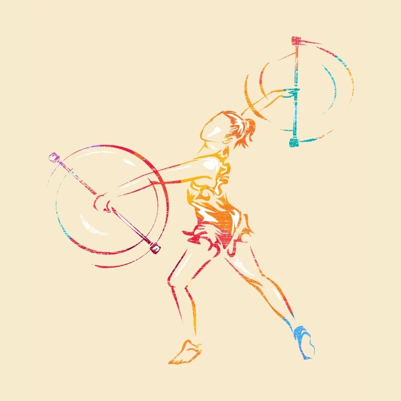 Twirling Stabdrehen