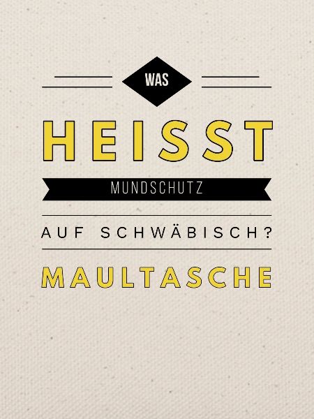Maultasche Mundschutz