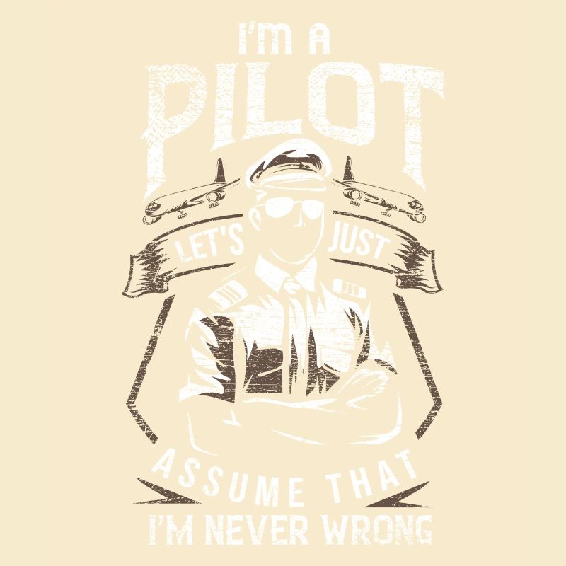 Flugzeug Pilot Spruch