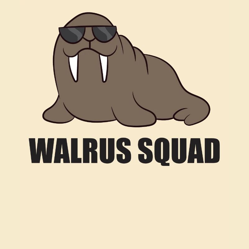 Walross Squad Drôle Équipe Walross