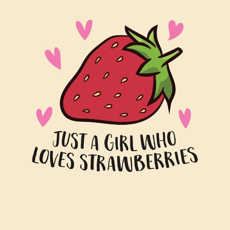 Nur Ein Mädchen Das Erdbeeren Liebt Cooles