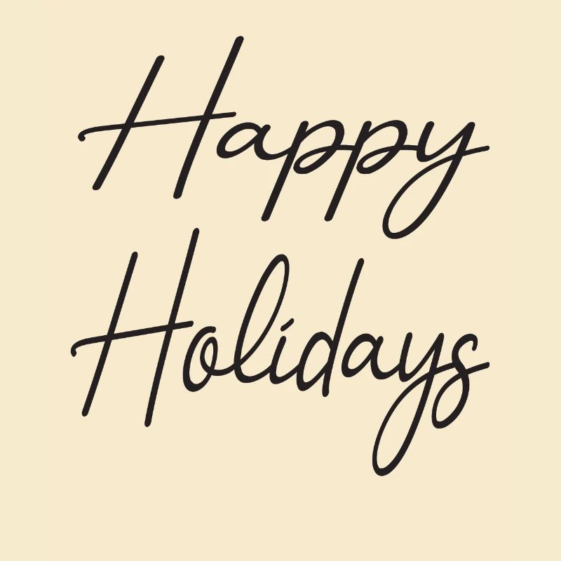 Happy Holidays Vacances Période de voyage Période de vacances