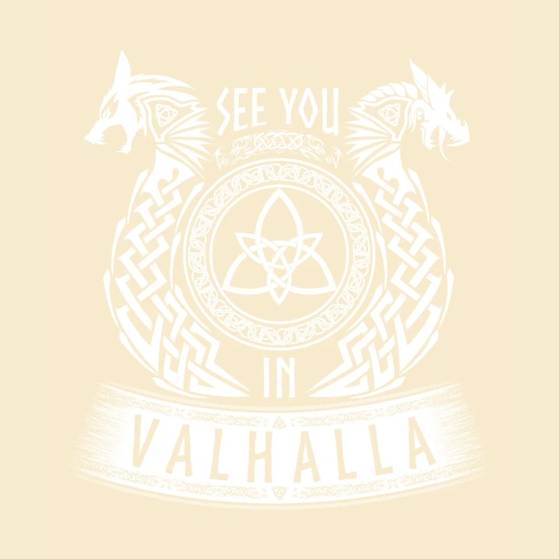 Lac You In Valhalla Vikings Dragons