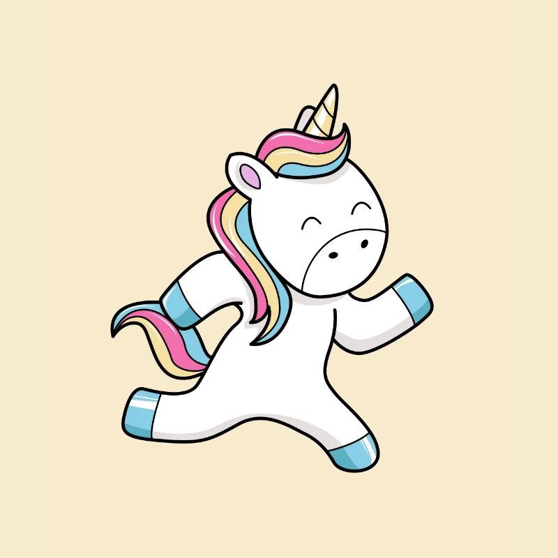 Einhorn läuft