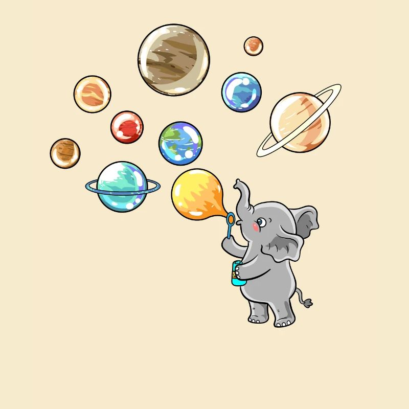 Solar System Planet Elephant Balloons