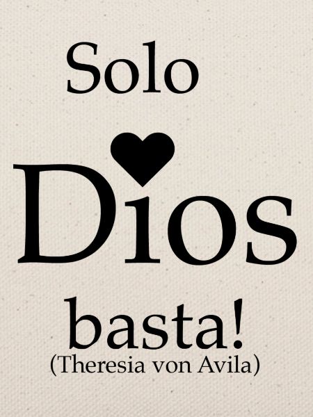Solo Dios (groß)