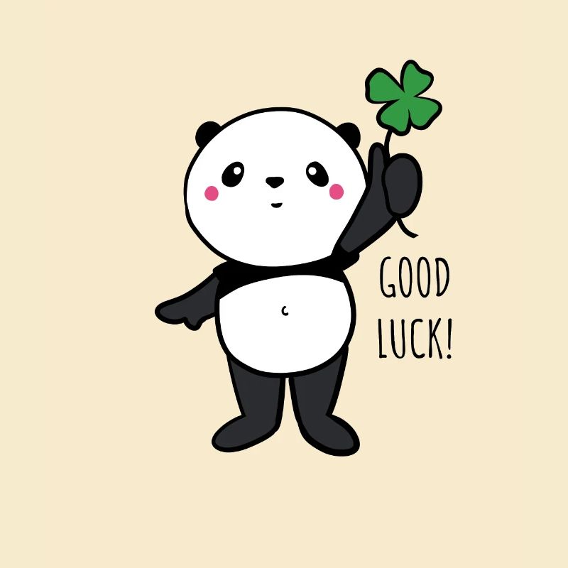 Glücklicher Panda