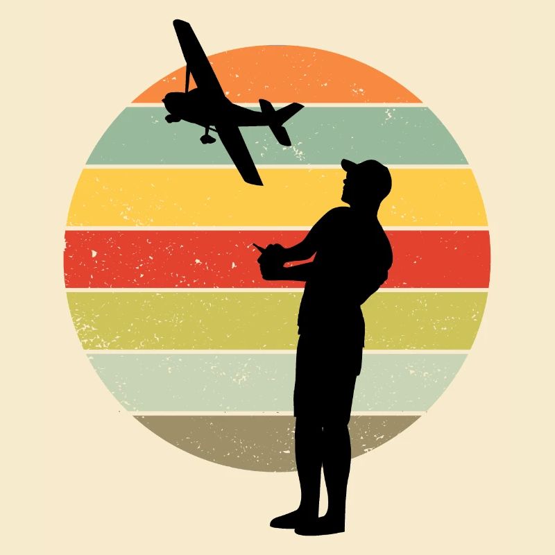 Model flight model builder airplane retro gift