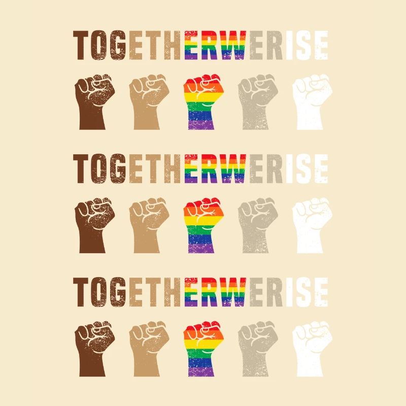 Ensemble, nous élevons BLM Black Lives Matter