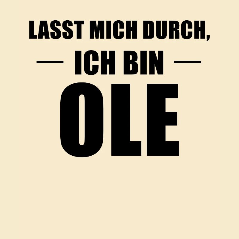 Ole Name Spruch Geschenk Idee