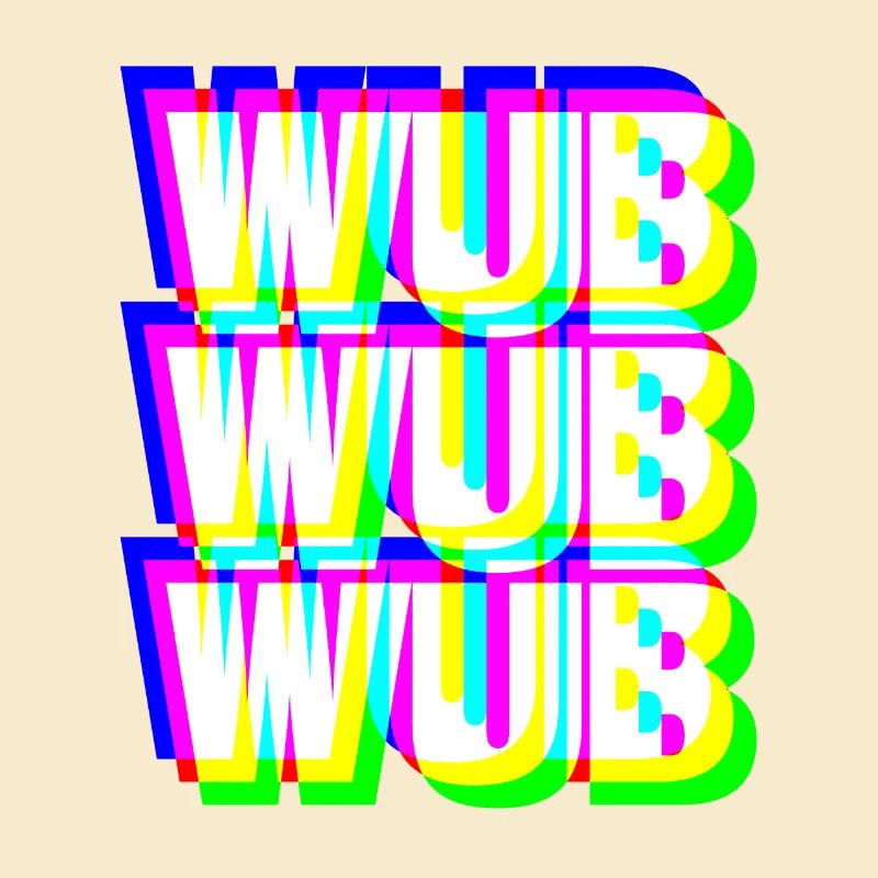 WUB WUB Dubstep Techno Rave Headbanger DJ Gift