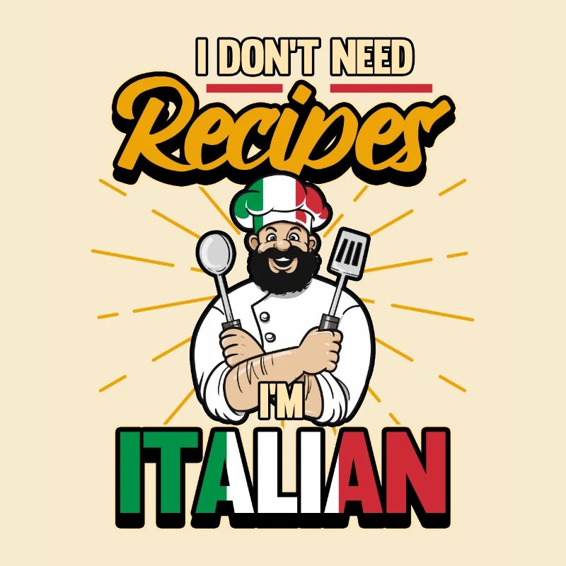 Funny Italian chef chef saying gift
