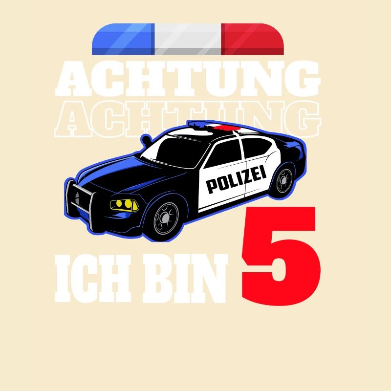5 Geburtstag Polizei Polizeiauto Junge Geschenk