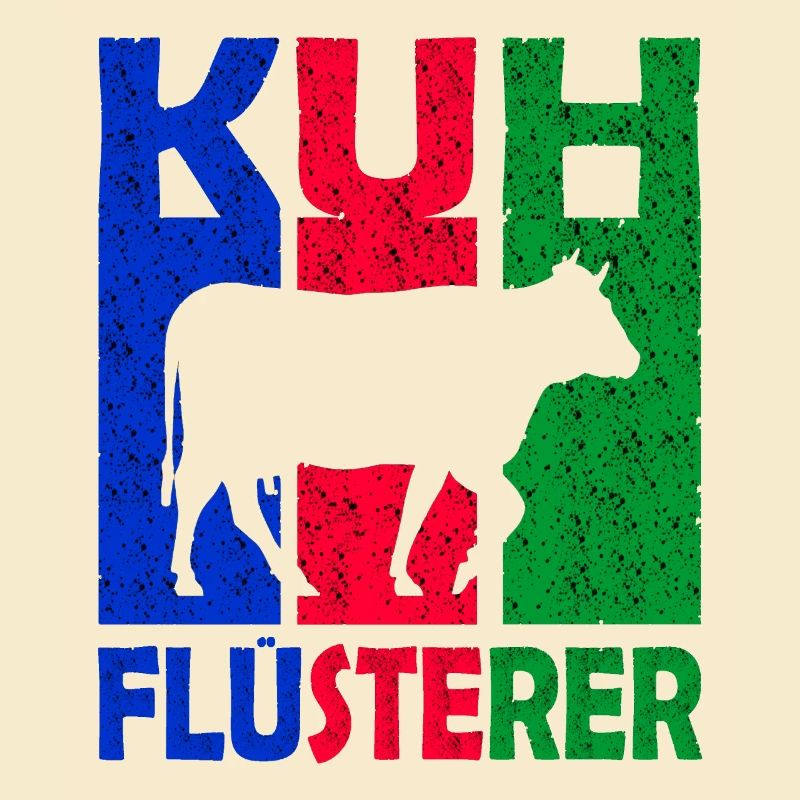 Kuh Flüsterer Retro Geschenk
