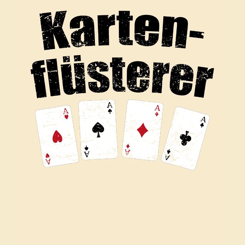 Kartenflüsterer Ass Spielkarten Karten Geschenk