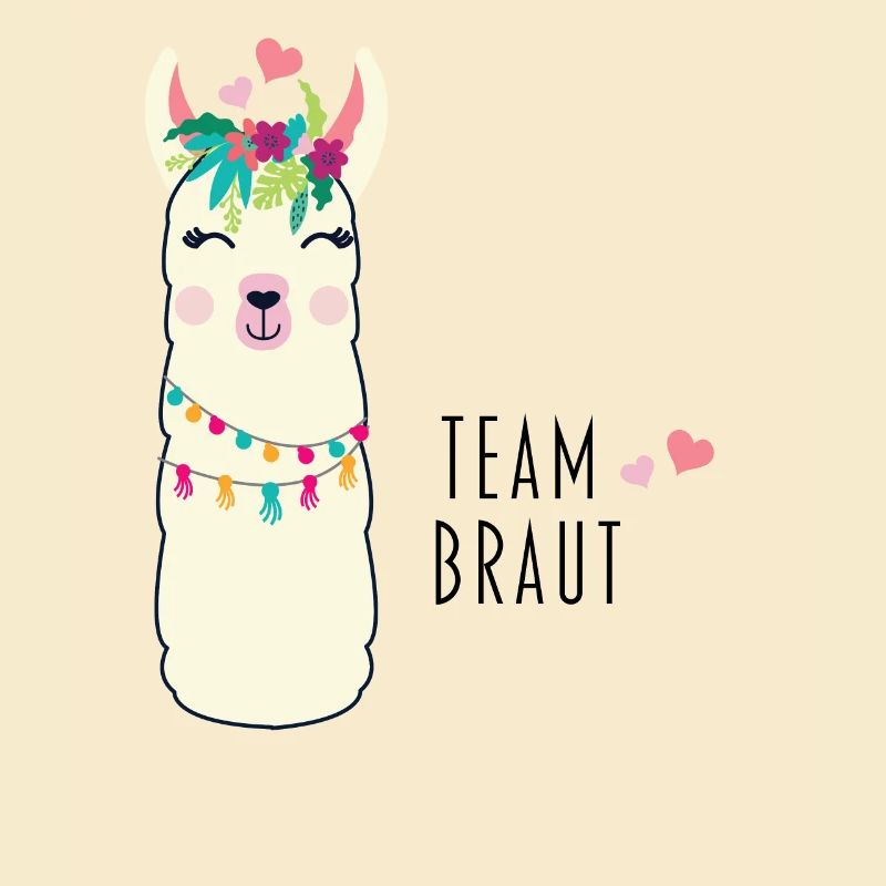Équipe Bride Llama Alpaga Alpaga