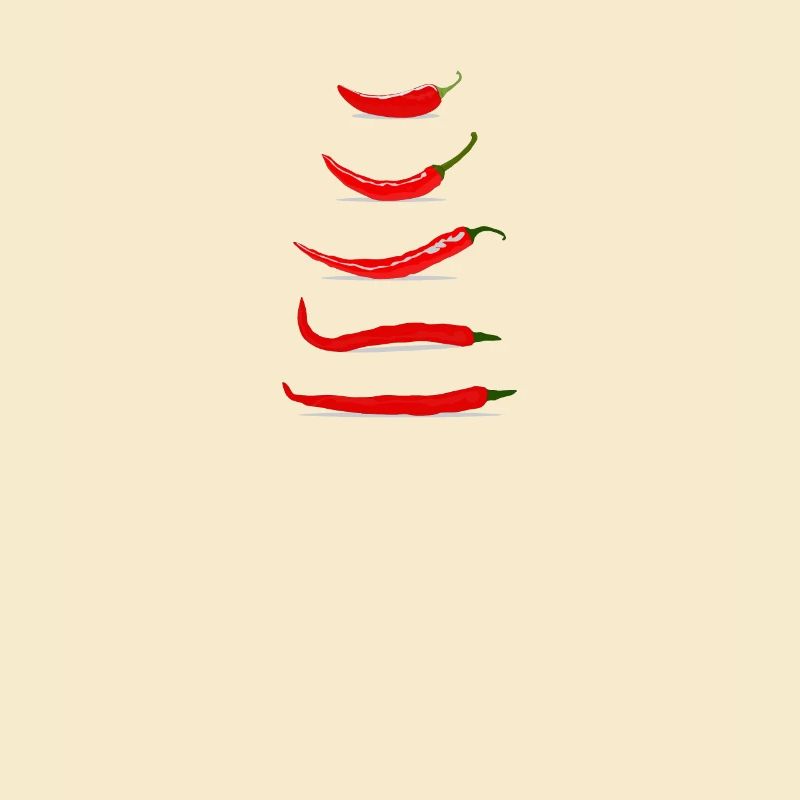Rote Chilischoten-Grafik