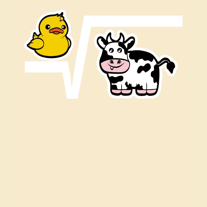 T-Shirt Math Nth Root - Duck Root