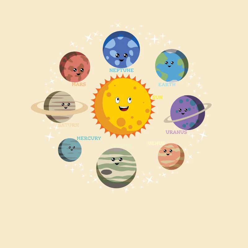 Planètes du système solaire - Galaxy Spaceman Gift