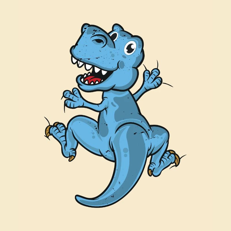 Dinosaure bleu