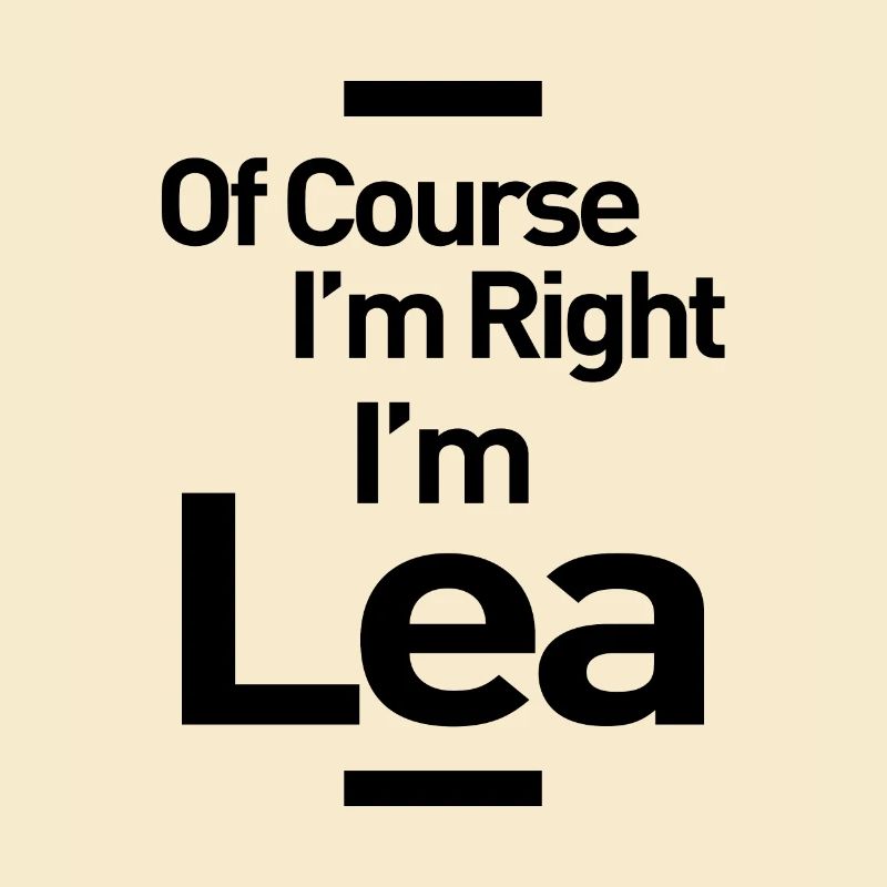 Lea personalisierter Name Geburtstagsgeschenk