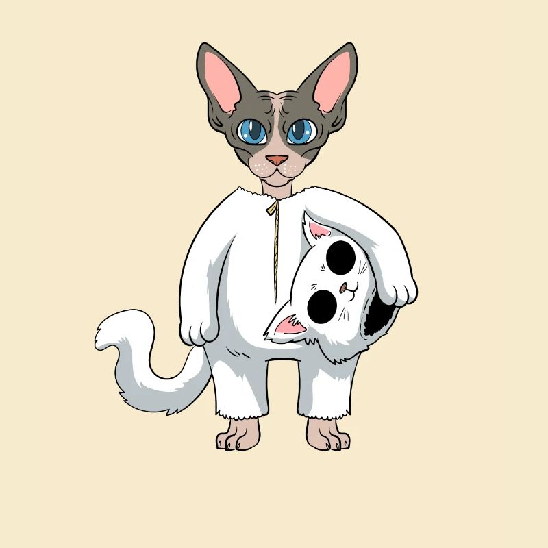 Chat nu , Sphynx pour un propriétaire de Sphynx