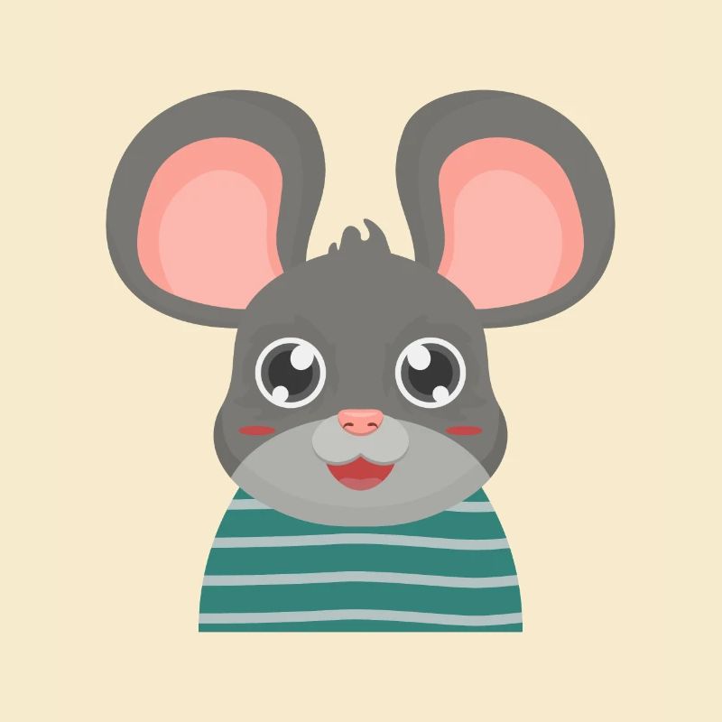 Maus mit großen Ohren