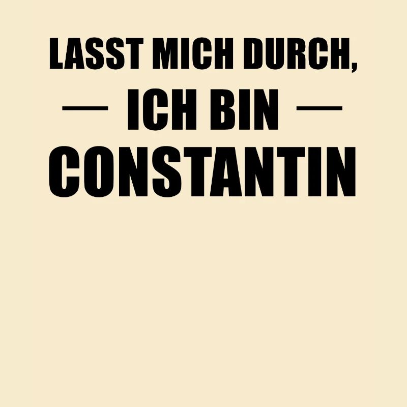 Constantin Name Spruch Geschenk Idee