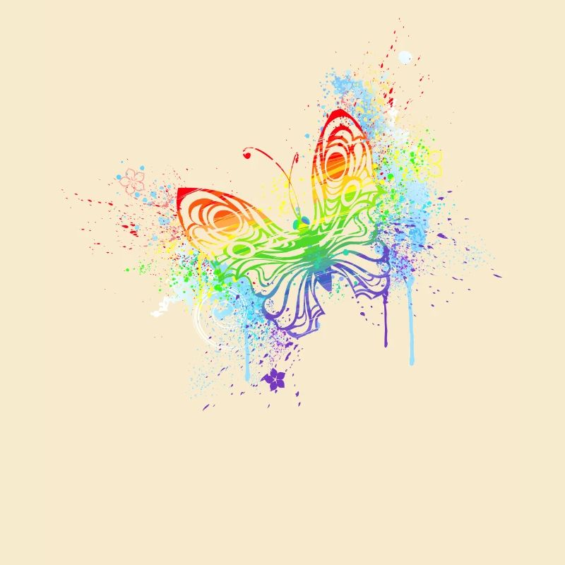 Rainbow butterfly