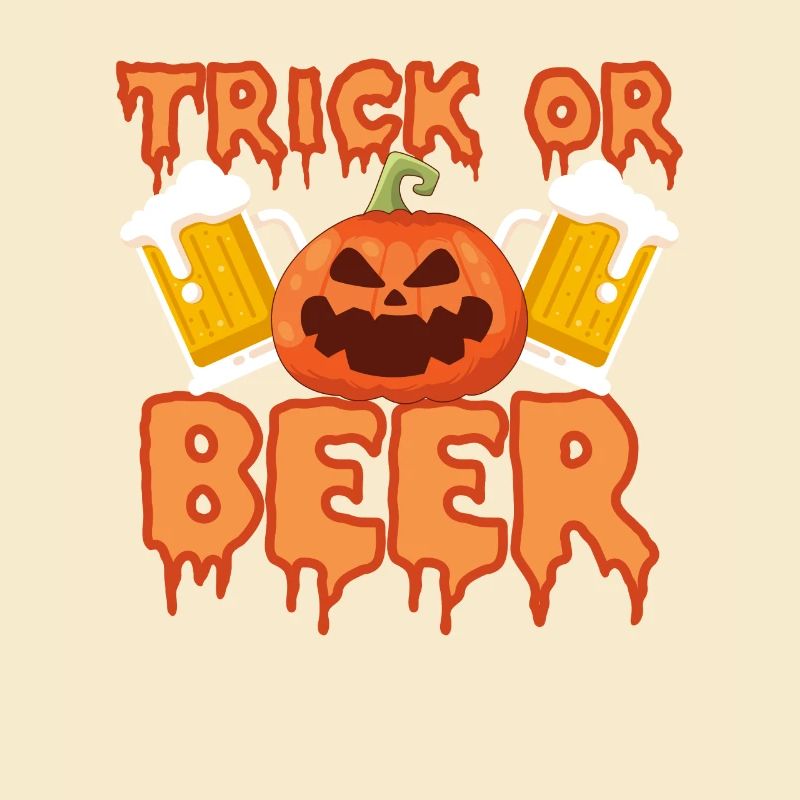 Trick oder Bier Lustiges Halloween