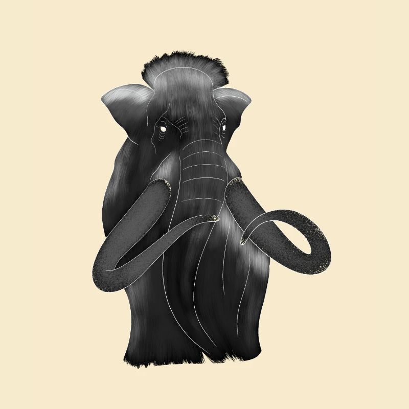 Mammut Eiszeit Elefant Steinzeit Geschenkidee Tier