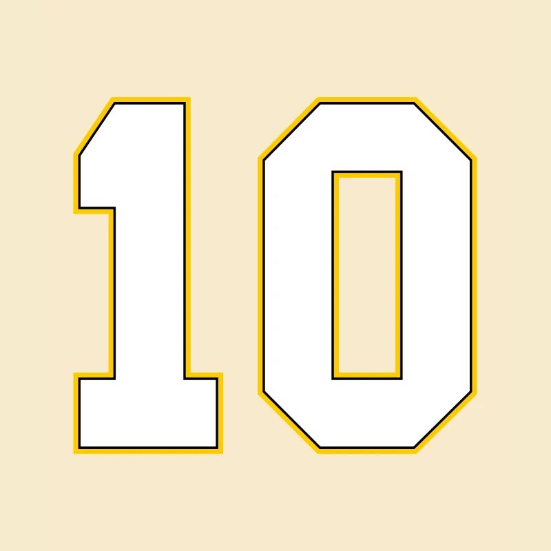 10 number jersey
