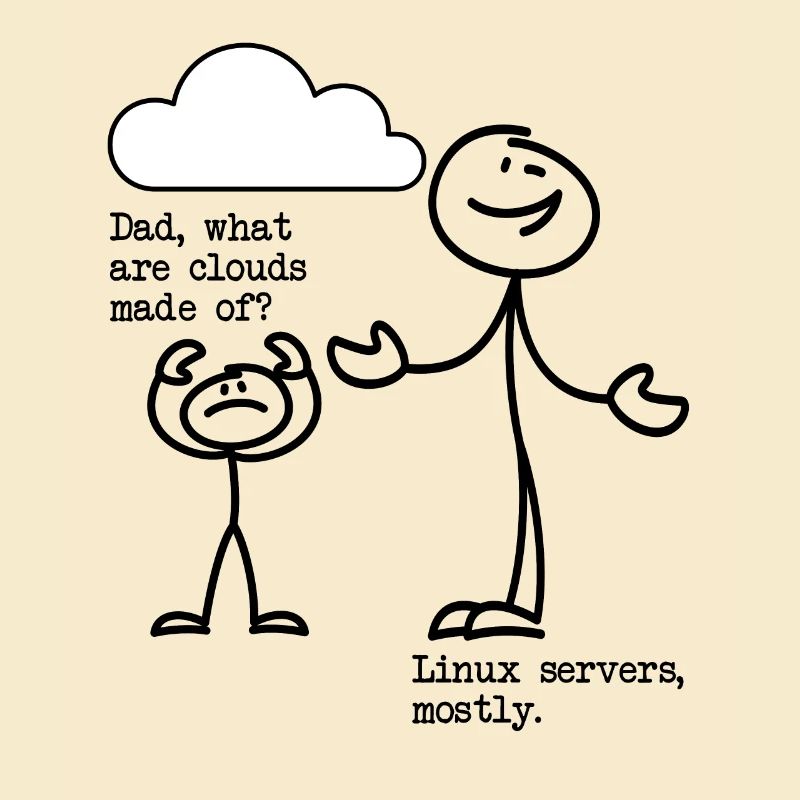 De quoi sont faits les nuages? Serveurs Linux principalement!
