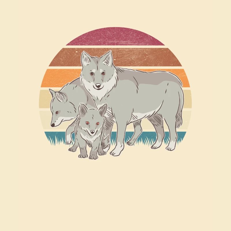 Wolfsrudel Wölfe Wolf