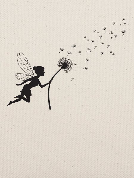 Liebesengel mit Pusteblume