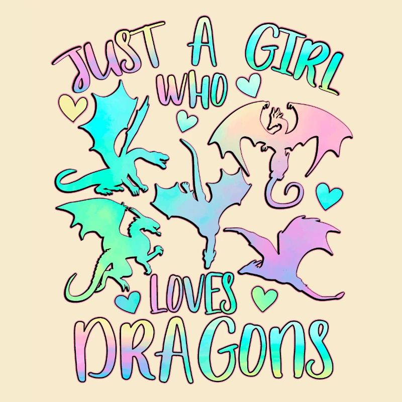 Nur ein Mädchen, das Drachen liebt