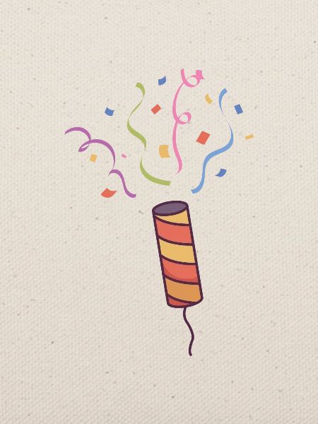 Buntes Konfetti