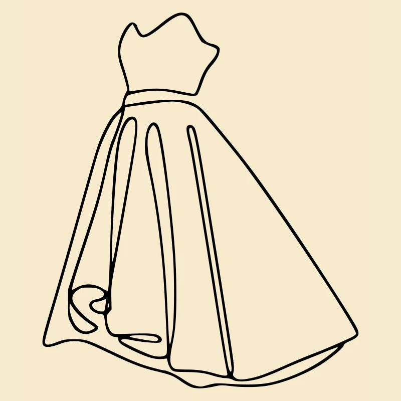 Kleid Mode Kunst Geschenk Geschenkidee