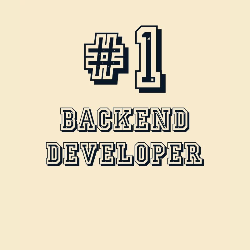 #1 Backend Developer Developer Coder Programmierer
