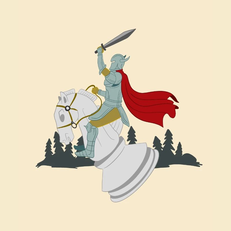 Cadeau de cavalier d'échecs de chevalier d'échecs